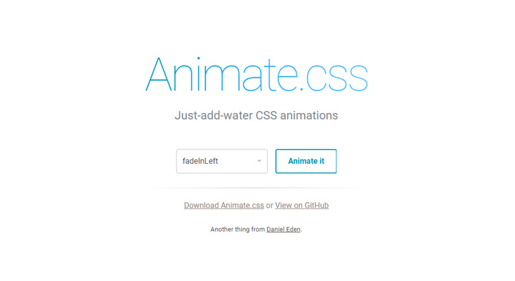 Как использовать animate.css